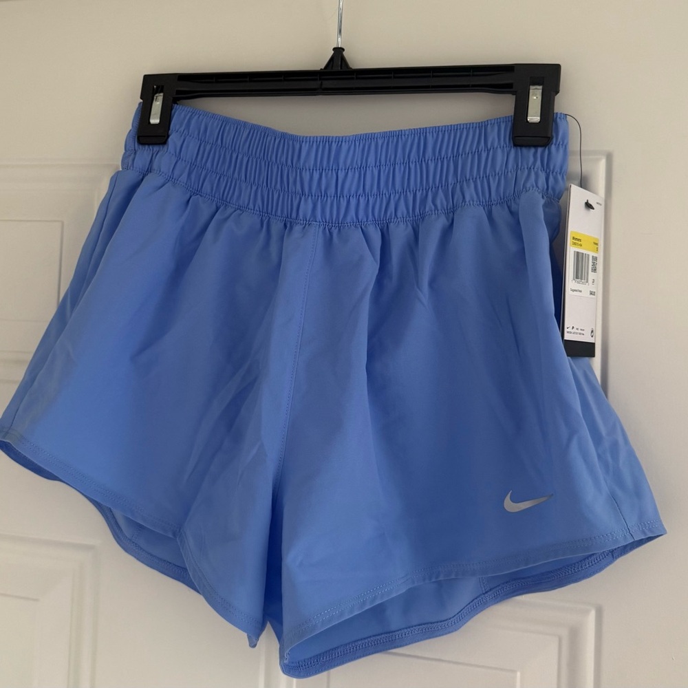 New with Tags- Nike Women's Light Blue Athletic Shorts